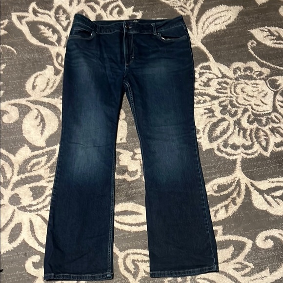 Wrangler Blue Boot Cut Jeans Classic Style size 19x34 - Picture 1 of 6